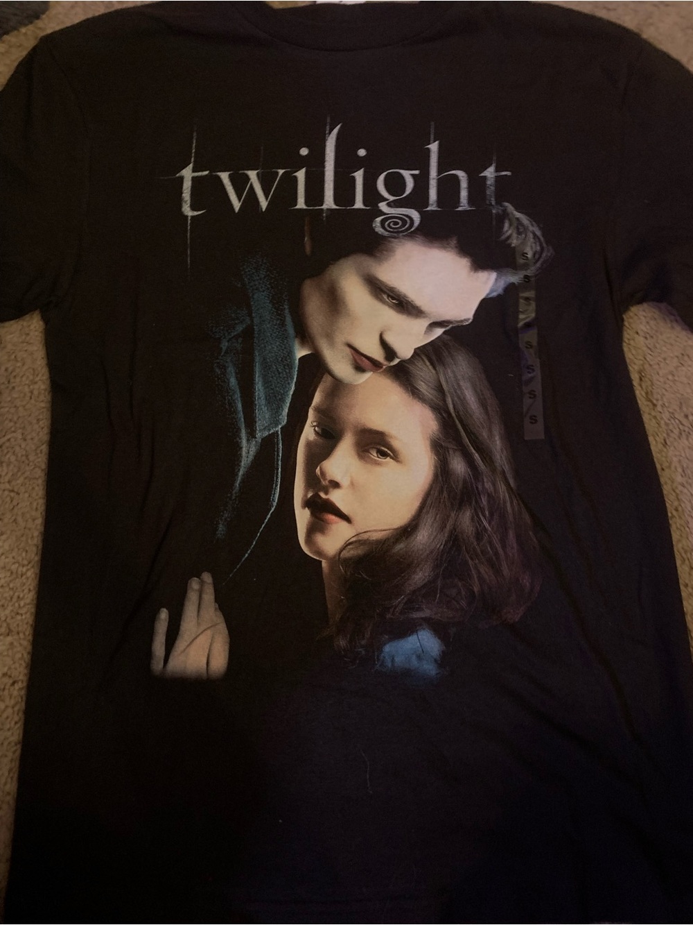 Twilight Graphic Black Short Sleeve Tee - Movie Logo